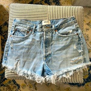 AGOLDE Parker Vintage Cutoffs in Swapmeet